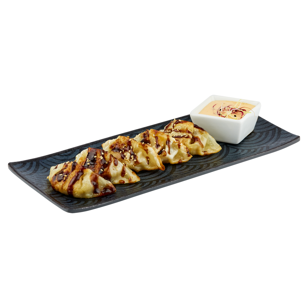(263) frittierte Veggie Gyoza (Dumplings) 6 Stuck