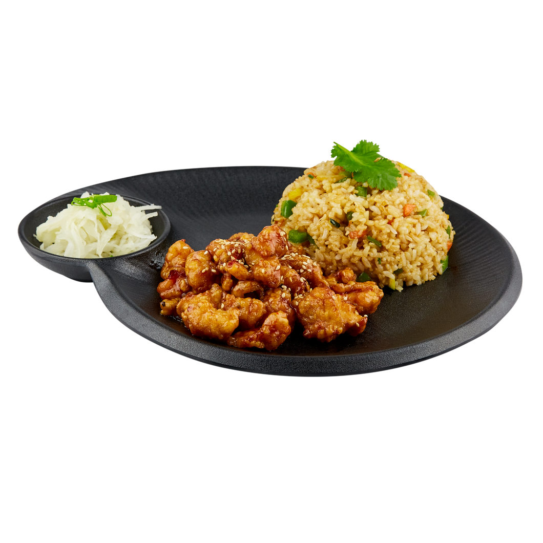 (298) Gebratener Reis mit Chicken Süß-Sauer